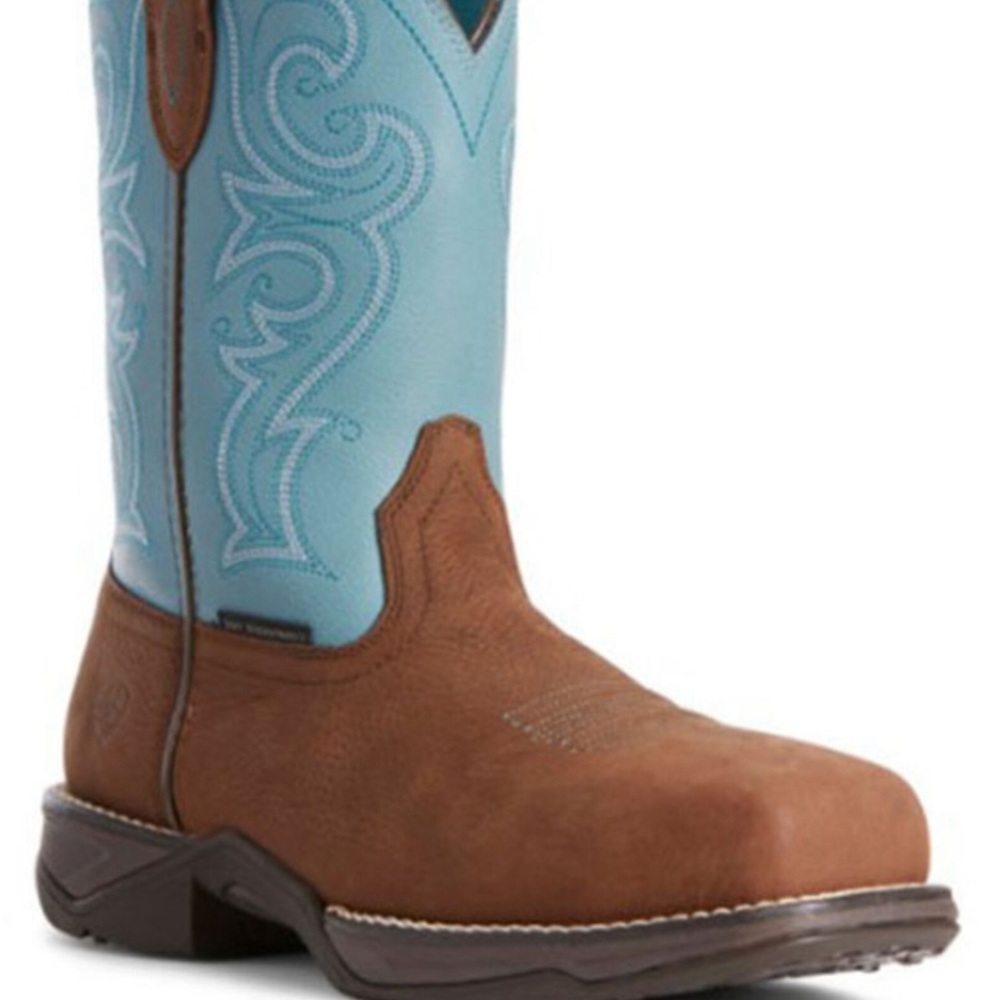 ARIAT WOMEN'S LATICO PULL ON WORK BOOTS - COMPOSITE TOE
